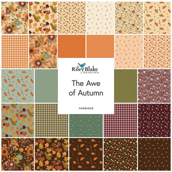 The Awe of Autumn  Yardage by Sandy Gervais for Riley Blake Designs, Image