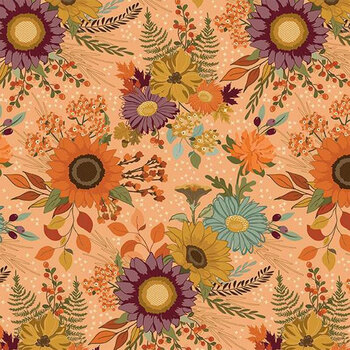 The Awe of Autumn C16190-ORANGE by Sandy Gervais for Riley Blake Designs, Image