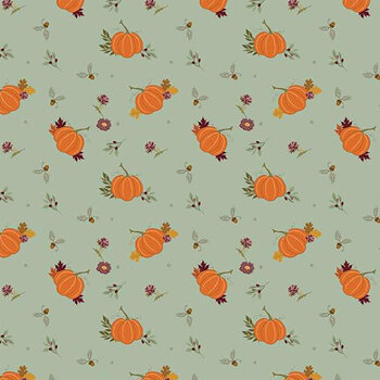 The Awe of Autumn C16192-HAZY by Sandy Gervais for Riley Blake Designs, Image