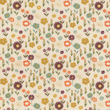 The Awe of Autumn C16194-LATTE by Sandy Gervais for Riley Blake Designs, Image