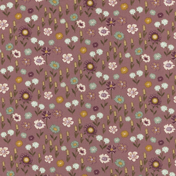 The Awe of Autumn C16194-PURPLE by Sandy Gervais for Riley Blake Designs, Image