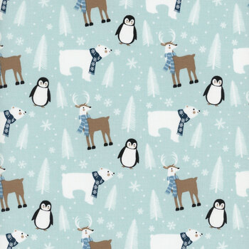 Winter Magic C16360-AQUA by Dani Mogstad for Riley Blake Designs, Image