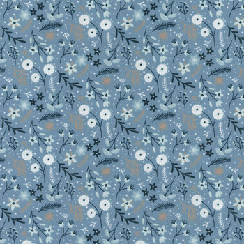 Winter Magic C16361-BLUE by Dani Mogstad for Riley Blake Designs, Image