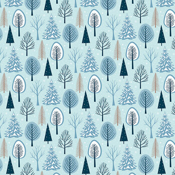 Winter Magic C16362-AQUA by Dani Mogstad for Riley Blake Designs, Image