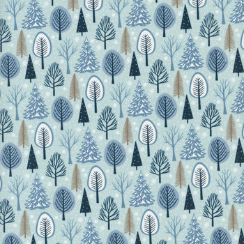 Winter Magic C16362-AQUA by Dani Mogstad for Riley Blake Designs, Image