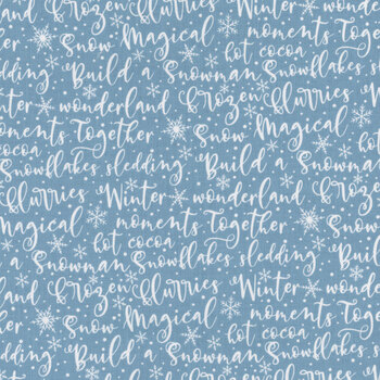 Winter Magic C16363-BLUE by Dani Mogstad for Riley Blake Designs, Image