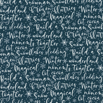 Winter Magic C16363-NAVY by Dani Mogstad for Riley Blake Designs, Image