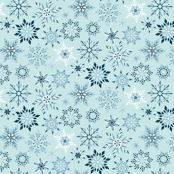 Winter Magic C16365-AQUA by Dani Mogstad for Riley Blake Designs, Image