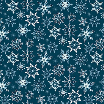 Winter Magic C16365-NAVY by Dani Mogstad for Riley Blake Designs, Image