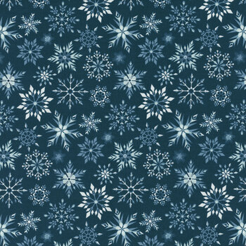 Winter Magic C16365-NAVY by Dani Mogstad for Riley Blake Designs, Image