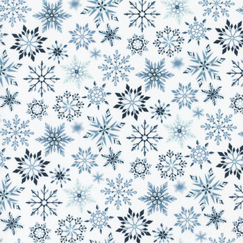 Winter Magic C16365-WHITE by Dani Mogstad for Riley Blake Designs, Image