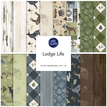 Lodge Life  16 FQ Set by Deane Beesley for P&B Textiles, Image