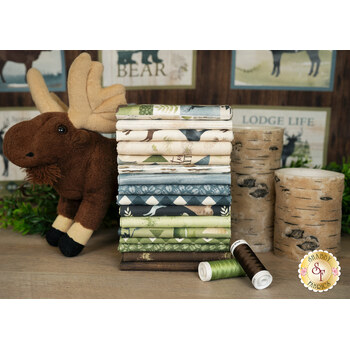 Lodge Life  16 FQ Set by Deane Beesley for P&B Textiles, Image