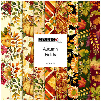 Autumn Fields  Yardage by Art Loft for Studio E Fabrics, Image