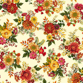 Autumn Fields 8368-44 Cream by Art Loft for Studio E Fabrics, Image