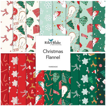 Christmas Flannel  Yardage by Riley Blake Designs, Image