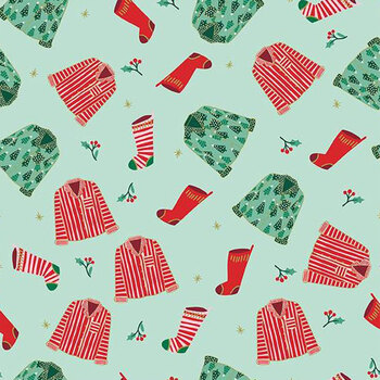 Christmas Flannel F16521-SONGBIRD by My Mind's Eye for Riley Blake Designs, Image