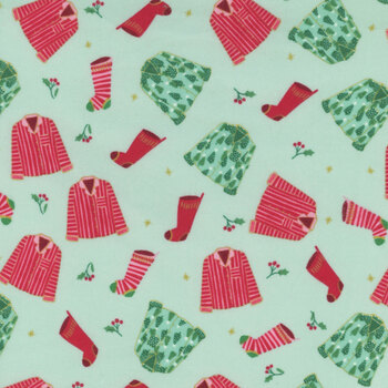Christmas Flannel F16521-SONGBIRD by My Mind's Eye for Riley Blake Designs, Image