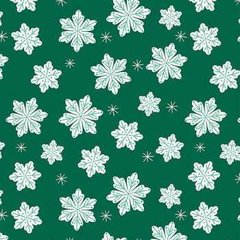 Christmas Flannel F16524-GREEN by My Mind's Eye for Riley Blake Designs, Image