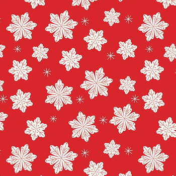 Christmas Flannel F16524-RED by My Mind's Eye for Riley Blake Designs, Image