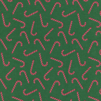 Christmas Flannel F16526-GREEN by My Mind's Eye for Riley Blake Designs, Image