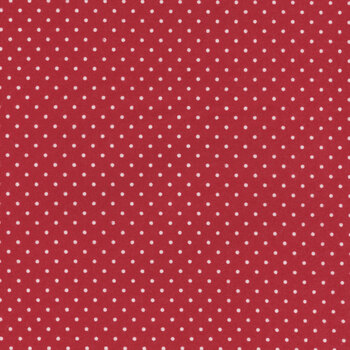 Swiss Dot Flannel F16528-RED by The RBD Designers for Riley Blake Designs, Image
