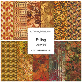 Falling Leaves  11 FQ Set by Jason Yenter for In The Beginning Fabrics, Image