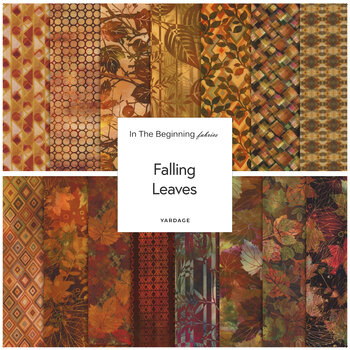 Falling Leaves  Yardage by Jason Yenter for In The Beginning Fabrics, Image