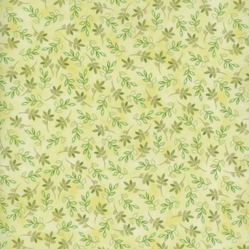 Daydreams 9DD-1 Green Sprigs by Jason Yenter for In The Beginning Fabrics, Image