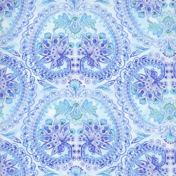 Daydreams 6DD-2 Lavender Floral Paisley by Jason Yenter for In The Beginning Fabrics, Image