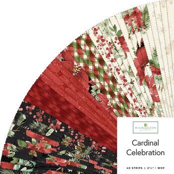 Cardinal Celebration  40 Karat Crystals by Katrina Pete for Wilmington Prints, Image