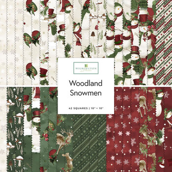 Woodland Snowmen  10 Karat Crystals by Danielle Leone for Wilmington Prints, Image