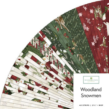 Woodland Snowmen  40 Karat Crystals by Danielle Leone for Wilmington Prints, Image