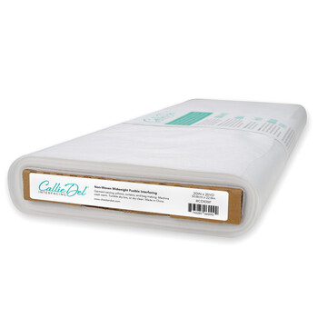 Callie Del - Non-Woven Midweight Fusible Interfacing - 20