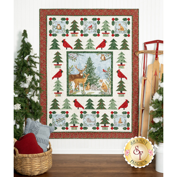   Cardinal Forest Quilt Kit, Image