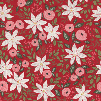 Berry & Pine 5240-14 Cranberry by Lella Boutique for Moda Fabrics, Image