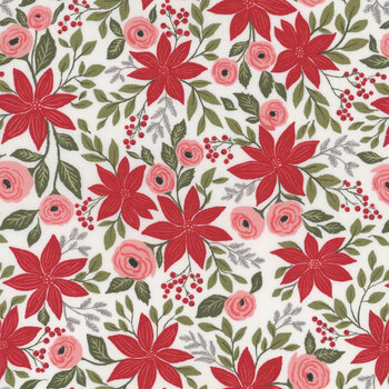 Berry & Pine 5240-11 Snow by Lella Boutique for Moda Fabrics, Image