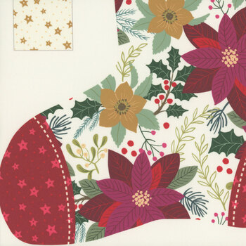 All is Bright SH29 Stocking Panel by Stuart Hillard for Lewis & Irene, Image