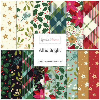 All is Bright  15 FQ Set by Stuart Hillard for Lewis & Irene, Image