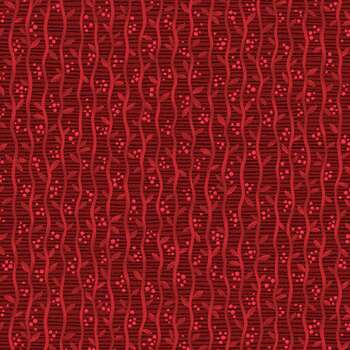 Autumn Breeze 17152-10 Red by Nancy Halvorsen for Benartex, Image