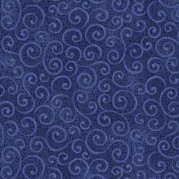 Autumn Breeze 17153-11 Navy by Nancy Halvorsen for Benartex, Image