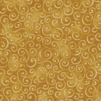 Autumn Breeze 17153-30 Gold by Nancy Halvorsen for Benartex, Image