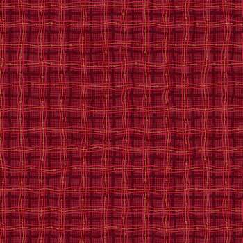 Autumn Breeze 17154-10 Red by Nancy Halvorsen for Benartex, Image