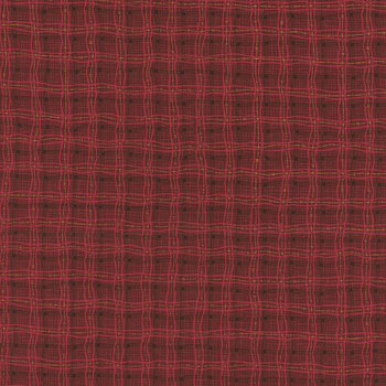 Autumn Breeze 17154-10 Red by Nancy Halvorsen for Benartex, Image