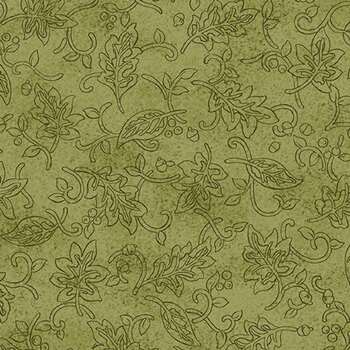 Autumn Breeze 17155-42 Grass by Nancy Halvorsen for Benartex, Image