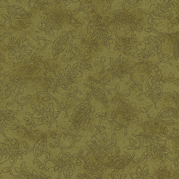 Autumn Breeze 17155-42 Grass by Nancy Halvorsen for Benartex, Image