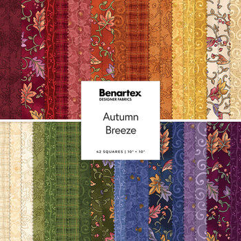 Autumn Breeze  10x10s by Nancy Halvorsen for Benartex, Image