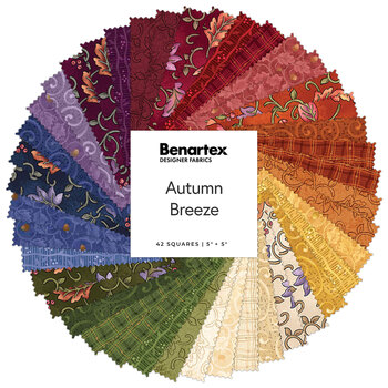 Autumn Breeze  5x5s by Nancy Halvorsen for Benartex, Image