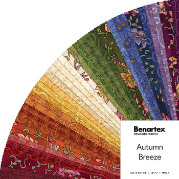 Autumn Breeze  Strip-Pies by Nancy Halvorsen for Benartex, Image