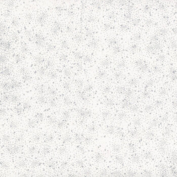 Stof Christmas 2025 - We Love Christmas 4592-107 White/Silver Spray Dots by Stof Fabrics, Image